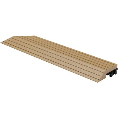 ML-Design Bordure de finition pour dalles carreaux de sol WPC clipsable coin gauche teck - Publicité ML-Design Bordure de finition pour dalles carreaux de sol WPC clipsable coin gauche teck - Publicité