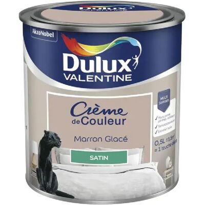 Peinture Satin Marron Glacé Dulux Valentine - Intérieur - Publicité Peinture Satin Marron Glacé Dulux Valentine - Intérieur - Publicité