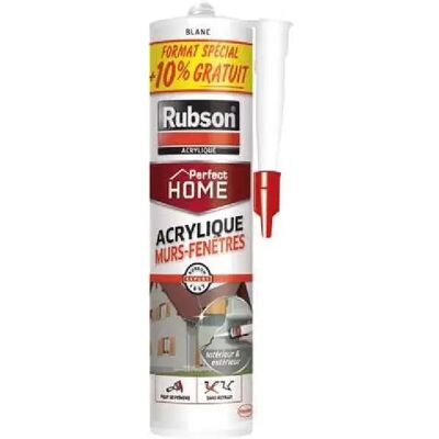 Rubson Mastic acrylique Perfect HOME - 280 ml - incolore - Publicité Rubson Mastic acrylique Perfect HOME - 280 ml - incolore - Publicité