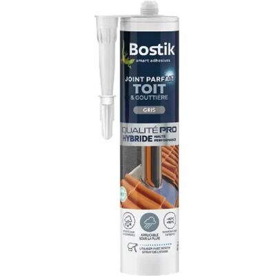 BOSTIK - Joint Parfait Toit Gouttière Gris 280mL - Joint sealant - Publicité BOSTIK - Joint Parfait Toit Gouttière Gris 280mL - Joint sealant - Publicité
