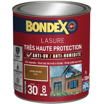 BONDEX Chêne Moyen Haute Protection 8 ans Finition Bois - Publicité BONDEX Chêne Moyen Haute Protection 8 ans Finition Bois - Publicité