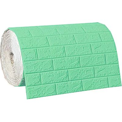 General Rouleau de papier peint autocollant mural 3D DIY, blanc, bleu, rose, gris, bloc de mousse souple, décoration murale pour cuisine, chambre, maison, étanche~0495 - Publicité General Rouleau de papier peint autocollant mural 3D DIY, blanc, bleu, rose, gris, bloc de mousse souple, décoration murale pour cuisine, chambre, maison, étanche~0495 - Publicité