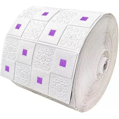 General Rouleau de papier peint autocollant mural 3D DIY, blanc, bleu, rose, gris, bloc de mousse souple, décoration murale pour cuisine, chambre, maison, étanche~0520 - Publicité General Rouleau de papier peint autocollant mural 3D DIY, blanc, bleu, rose, gris, bloc de mousse souple, décoration murale pour cuisine, chambre, maison, étanche~0520 - Publicité