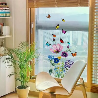 General Stickers muraux Fleurs Papillons Maison Chambre Fenêtre Décoration Chambre Salle de bain Papier peint Mur Meubles Porte Maison Design d'intérieur~01266 - Publicité General Stickers muraux Fleurs Papillons Maison Chambre Fenêtre Décoration Chambre Salle de bain Papier peint Mur Meubles Porte Maison Design d'intérieur~01266 - Publicité