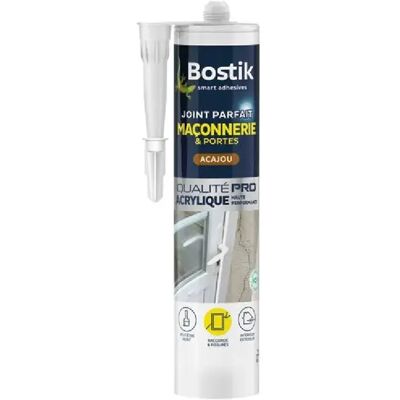 BOSTIK - JointParfait-Maconnerie-Huisserie-Acajou-280 - Acajou - 280 mL - Sealant - Publicité BOSTIK - JointParfait-Maconnerie-Huisserie-Acajou-280 - Acajou - 280 mL - Sealant - Publicité