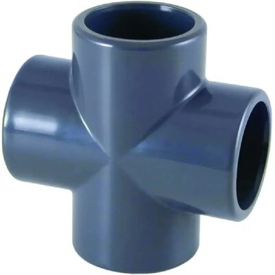 boni-shop Croix PVC-U 63 mm PN16 pour Systèmes de Tuyauterie - Publicité boni-shop Croix PVC-U 63 mm PN16 pour Systèmes de Tuyauterie - Publicité