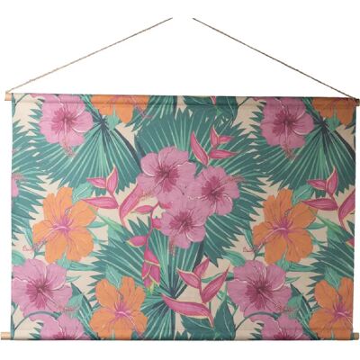 Amadeus Kakemono Fleurs d'Été Coloré - 80 x 80 cm - Publicité Amadeus Kakemono Fleurs d'Été Coloré - 80 x 80 cm - Publicité