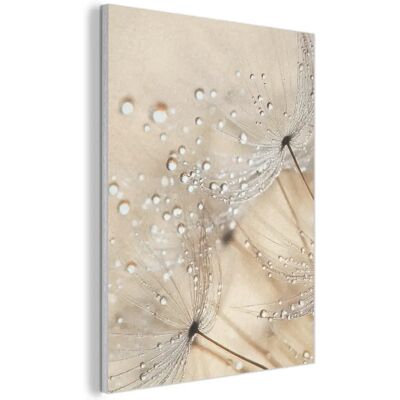 Muchowow Panneau acoustique Pissenlit beige - 70x70 cm - Publicité Muchowow Panneau acoustique Pissenlit beige - 70x70 cm - Publicité