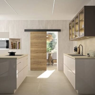 Optimum Porte coulissante - Chêne véritable - H 204 x P 3,8 x L 83 cm - Non pré-percée - Publicité Optimum Porte coulissante - Chêne véritable - H 204 x P 3,8 x L 83 cm - Non pré-percée - Publicité