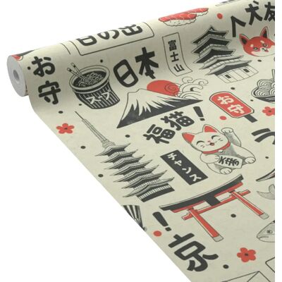 4MURS Papier peint intissé KAWAII motif Japon 53 cm x 10 m - Publicité 4MURS Papier peint intissé KAWAII motif Japon 53 cm x 10 m - Publicité