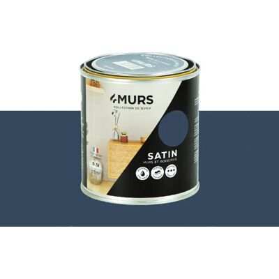 4murs Peinture So Quick - Bleu nocturne - 0,5 L - Publicité 4murs Peinture So Quick - Bleu nocturne - 0,5 L - Publicité