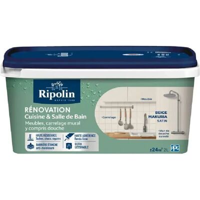 RIPOLIN Makuria - 2L - Beige - Publicité RIPOLIN Makuria - 2L - Beige - Publicité