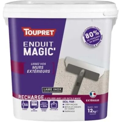 Toupret - MAGG12 - Pate Allégée - 12Kg - Enduit mural - Publicité Toupret - MAGG12 - Pate Allégée - 12Kg - Enduit mural - Publicité