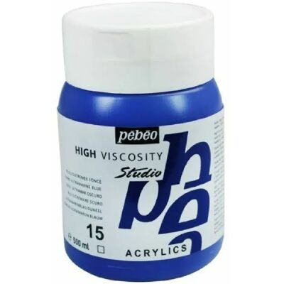 Générique Pébéo Peinture Acrylique Pot 500ml Bleu - Publicité Générique Pébéo Peinture Acrylique Pot 500ml Bleu - Publicité