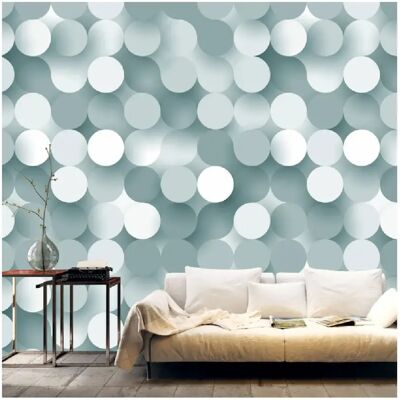 Photomural Gris d'Artgeist - Dans Le Réseau Gris - 350x245cm - Décoration Murale - Publicité Photomural Gris d'Artgeist - Dans Le Réseau Gris - 350x245cm - Décoration Murale - Publicité