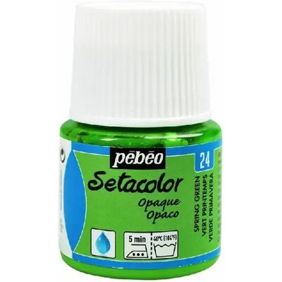 Pébéo Peinture Textile Opaque - Vert de Printemps - 45 ml - Publicité Pébéo Peinture Textile Opaque - Vert de Printemps - 45 ml - Publicité