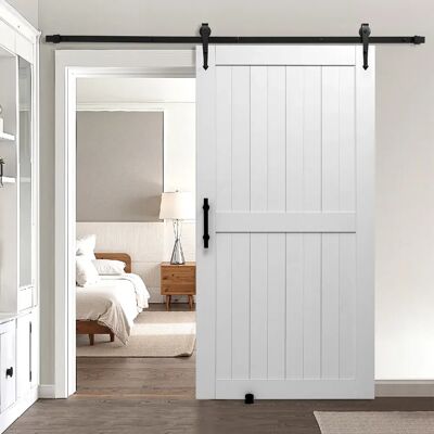 VEVOR 42HM - Blanc - 1067 x 2134 mm - MDF - Kit quincaillerie inclus - Surface PVC imperméable - Cadre en H - Installation facile - Publicité VEVOR 42HM - Blanc - 1067 x 2134 mm - MDF - Kit quincaillerie inclus - Surface PVC imperméable - Cadre en H - Installation facile - Publicité