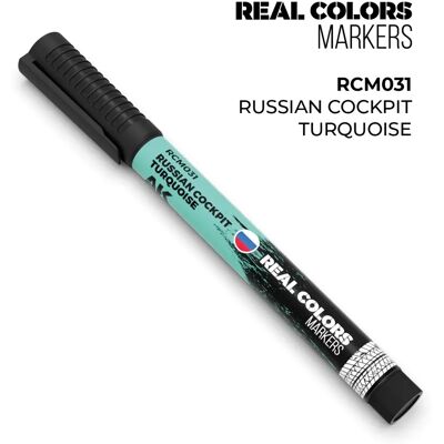 Ak interactive Marqueur de peinture acrylique Real Colors Russian Cockpit - Turquoise - Publicité Ak interactive Marqueur de peinture acrylique Real Colors Russian Cockpit - Turquoise - Publicité