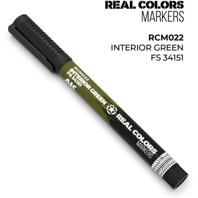 Ak interactive Marqueur acrylique pour modélisme Real Colors - Vert intérieur - Publicité Ak interactive Marqueur acrylique pour modélisme Real Colors - Vert intérieur - Publicité