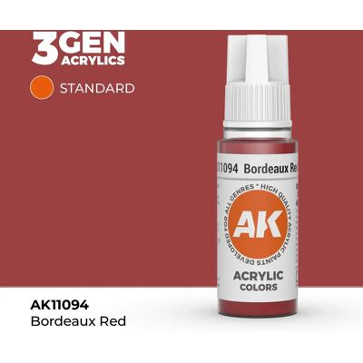 Ak interactive Peinture acrylique - 17 ml - Rouge bordeaux - Publicité Ak interactive Peinture acrylique - 17 ml - Rouge bordeaux - Publicité