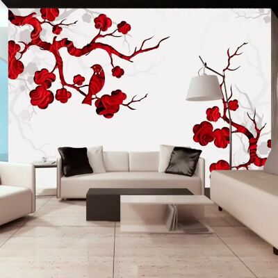 Papier Peint Red Bush Artgeist - 400x280 - Publicité Papier Peint Red Bush Artgeist - 400x280 - Publicité