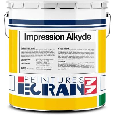 Peintures Daniel - Impression Alkyde ECRAN 77 - Blanc - Publicité Peintures Daniel - Impression Alkyde ECRAN 77 - Blanc - Publicité