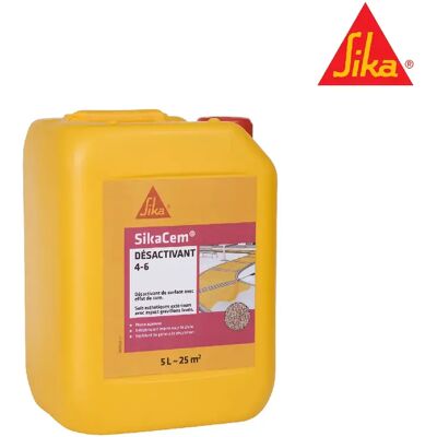 Désactivant de surface Sika Cem - 5L - Béton avec agrégats 12-20mm - Publicité Désactivant de surface Sika Cem - 5L - Béton avec agrégats 12-20mm - Publicité
