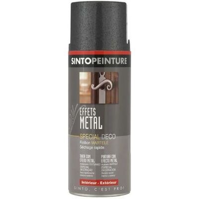 Sinto Aérosol Effet Métal - Anthracite - Publicité Sinto Aérosol Effet Métal - Anthracite - Publicité