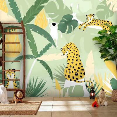Artgeist Cheetahs in the Jungle - 98 x 70 - Publicité Artgeist Cheetahs in the Jungle - 98 x 70 - Publicité