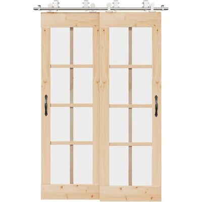 Kit de quincaillerie pour porte coulissante en acier inoxydable - Kit de quincaillerie pour porte coulissante - Publicité Kit de quincaillerie pour porte coulissante en acier inoxydable - Kit de quincaillerie pour porte coulissante - Publicité