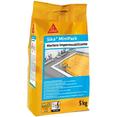 Sika Mortier de construction imperméable - Gris - Publicité Sika Mortier de construction imperméable - Gris - Publicité