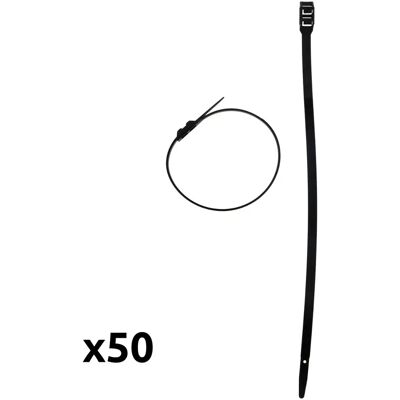 Zenitech 9x350mm Attaches-câbles noirs - Gestion des câbles - Publicité Zenitech 9x350mm Attaches-câbles noirs - Gestion des câbles - Publicité