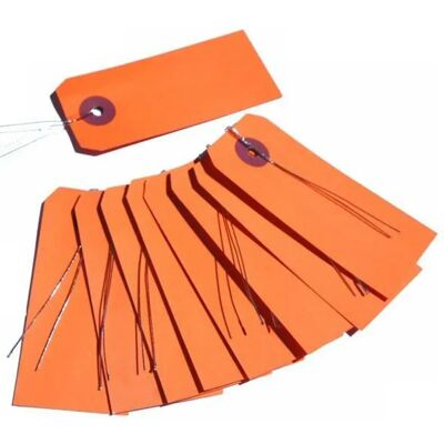 Étiquettes Orange Artemio - Fil de Métal - 4.5-5 cm - Étiquettes - Publicité Étiquettes Orange Artemio - Fil de Métal - 4.5-5 cm - Étiquettes - Publicité