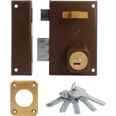 Amig Serrure de Porte - Modèle 75 - Acier, Facile à Installer, Sécurisée - Publicité Amig Serrure de Porte - Modèle 75 - Acier, Facile à Installer, Sécurisée - Publicité