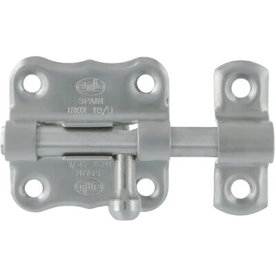 Amig - Mod.384 - 40x38mm - Acier inox 18/8 - Verrou - Publicité Amig - Mod.384 - 40x38mm - Acier inox 18/8 - Verrou - Publicité