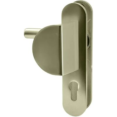 Paire poignées de porte aluminium blindée Bricard Osmose 190 mm béquille aileron trou cylindre - Publicité Paire poignées de porte aluminium blindée Bricard Osmose 190 mm béquille aileron trou cylindre - Publicité