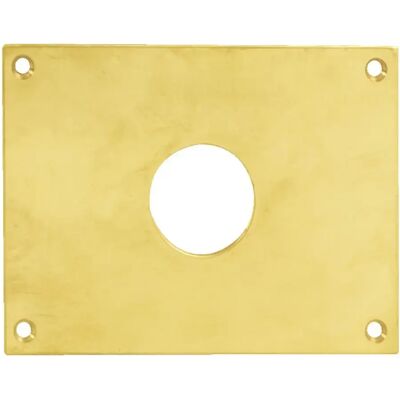 HERACLES - 251452-TR34 - 65x65mm - brass - Metal plaque - Publicité HERACLES - 251452-TR34 - 65x65mm - brass - Metal plaque - Publicité