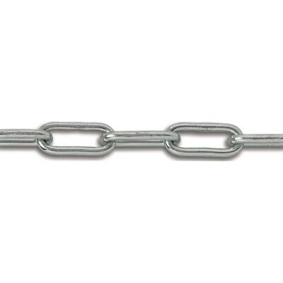 Chaine longue droite 4,5mm acier zingué 25m CHAPUIS 995 4.5MMZ - Publicité Chaine longue droite 4,5mm acier zingué 25m CHAPUIS 995 4.5MMZ - Publicité