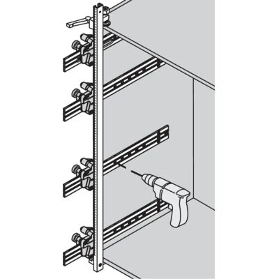 Blum Gabarit barre de perçage de coulisse corps de meuble LMC GAB655000 - Publicité Blum Gabarit barre de perçage de coulisse corps de meuble LMC GAB655000 - Publicité