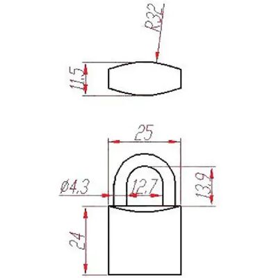 Cadenas standard laiton UNO 25mm s entrouvrant anse en U HERACLES I CAD25MV - Publicité Cadenas standard laiton UNO 25mm s entrouvrant anse en U HERACLES I CAD25MV - Publicité