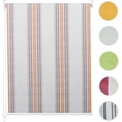 Mendler Store à enrouleur pour fenêtres, HWC-D52, avec chaîne, avec perçage, opaque, 120 x 160 ~ gris/marron/orange - Publicité Mendler Store à enrouleur pour fenêtres, HWC-D52, avec chaîne, avec perçage, opaque, 120 x 160 ~ gris/marron/orange - Publicité