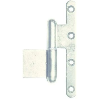 Jardinier Massard J534110 Paumelle mixte 140x70 mm gauche zingué blanc bouts ronds - Publicité Jardinier Massard J534110 Paumelle mixte 140x70 mm gauche zingué blanc bouts ronds - Publicité