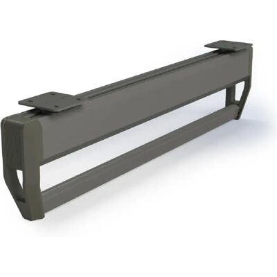 Emuca Quartz - Tringle penderie escamotable - Titane - 460 mm - Publicité Emuca Quartz - Tringle penderie escamotable - Titane - 460 mm - Publicité