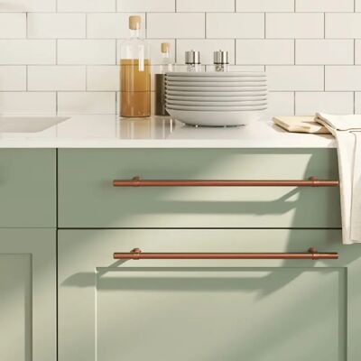 Poignées de Meubles vidaXL 10 Pièces Bronze 320 mm Poignée en T - Poignées de Meubles - Publicité Poignées de Meubles vidaXL 10 Pièces Bronze 320 mm Poignée en T - Poignées de Meubles - Publicité