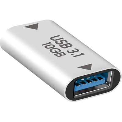 Avizar Rallonge USB-C femelle vers USB 3.1 femelle Transferts rapide 10Gbps Argent - Publicité Avizar Rallonge USB-C femelle vers USB 3.1 femelle Transferts rapide 10Gbps Argent - Publicité