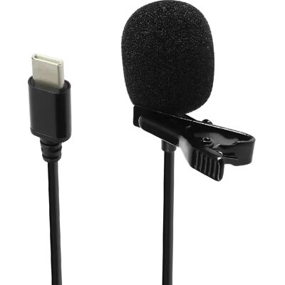 Puluz Micro Cravate USB-C Omnidirectionnel Bonnette Anti-vent 1.5m Noir - Publicité Puluz Micro Cravate USB-C Omnidirectionnel Bonnette Anti-vent 1.5m Noir - Publicité