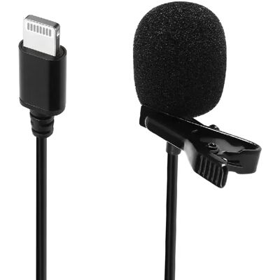 Puluz Micro cravate Lightning - Noir - Publicité Puluz Micro cravate Lightning - Noir - Publicité