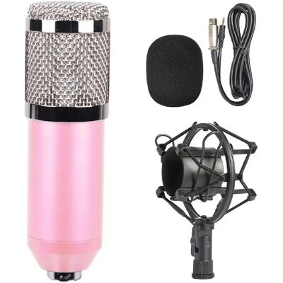 Yonis Microphone studio condensateur - Blanc - Publicité Yonis Microphone studio condensateur - Blanc - Publicité