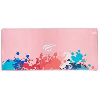 Tapis de souris gaming rose XXL - Contrôle et vitesse - Publicité Tapis de souris gaming rose XXL - Contrôle et vitesse - Publicité