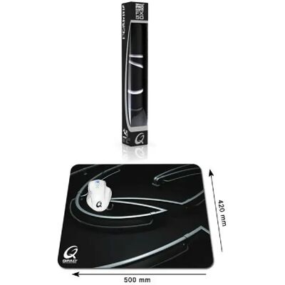 QPAD FX-50 PRO - Tapis de souris Gaming XL - 440x370mm - Publicité QPAD FX-50 PRO - Tapis de souris Gaming XL - 440x370mm - Publicité